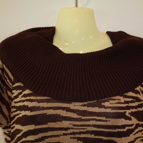 Elementz MSVU0507 Brown New Turtleneck Sweater - Picture 3 of 8